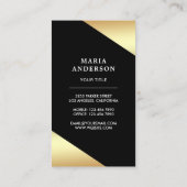 Imitats Gold Foil Stars Confetti Regenbogen Anchor Visitenkarte (Rückseite)