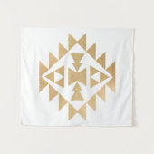 Imitats Gold Foil Tribal Illustration's Wall Tapes Wandteppich (Vorderseite (Horizontal))