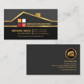 Imitats Gold Gebäude Roof Handyman Contract Visitenkarte (Vorne/Hinten)