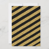 Imitats Gold Glitzer Class of 2025 Graduation Part Einladung (Rückseite)