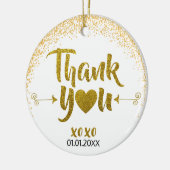 Imitats Gold Glitzer Ornament (Links)