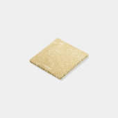 Imitats Gold Glitzer Personalisiert Post-it-Notize Post-it Klebezettel (angewinkelt)