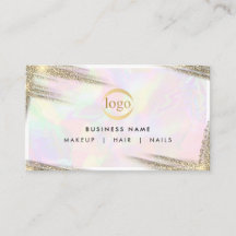 Imitats Gold Holographic Beruflich Logo Luxus
