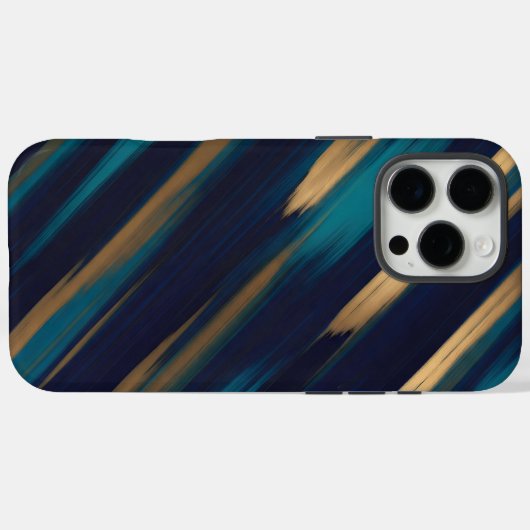 Imitats Gold iPhone Case (Rückseite (Horizontal))