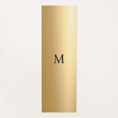 Imitats Gold Minimalistisch Chic Stilvoll Cool Mit Yogamatte (Vorderseite)