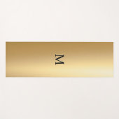 Imitats Gold Minimalistisch Chic Stilvoll Cool Mit Yogamatte (Vorderseite (Horizontal))