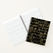 Imitats Gold Musiknote Personalisiert Journal Notizblock (Innenseite)