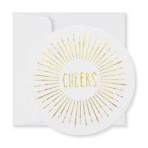 Imitats Gold New Year Party Einladung