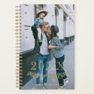Imitats Gold Overlay Halbjahresname Foto Planer