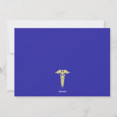 Imitats Gold Pharmacy Appreciation Grußkarte Feiertagskarte (Rückseite)