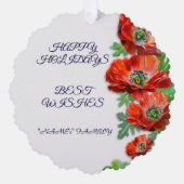 Imitats Gold Print Card Ornament Karte (Vorderseite)