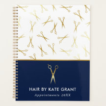 Imitats Gold Schere Blue Hair Stylist Ernennung