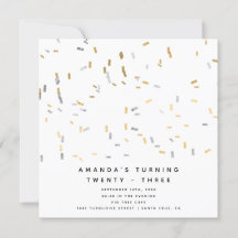 Imitats Gold Silver Moderne Sprinklen Erwachsene G