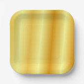 Imitats Gold Template Trendy Elegant Glamour Pappteller (Vorderseite)