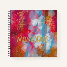 Imitats Gold Touch Abstrakte Erinnerungen Notizblock