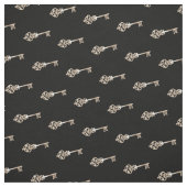 Imitats Gold Vintag Key Muster Stoff (Muster)