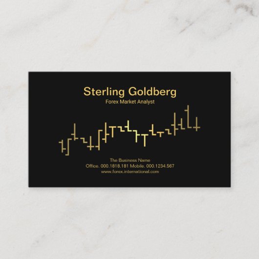 Imitats Goldbörse Devisenhändler Visitenkarte (Vorderseite)