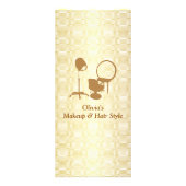 Imitats Golden Wave Makeup Schönheitssalon Preisli Werbekarte (Hinten)