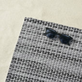 Imitats Grau Stoff Strandtuch (Beispiel)