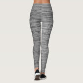 Imitats Grau Stoffe Leggings (Rückseite)