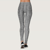 Imitats Grau Stoffe Leggings (Rückseite)