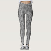 Imitats Grau Stoffe Leggings (Vorderseite)