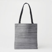 Imitats Grau Stoffe Tote Tasche (Vorderseite)