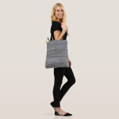Imitats Grau Stoffe Tote Tasche (Am Model)