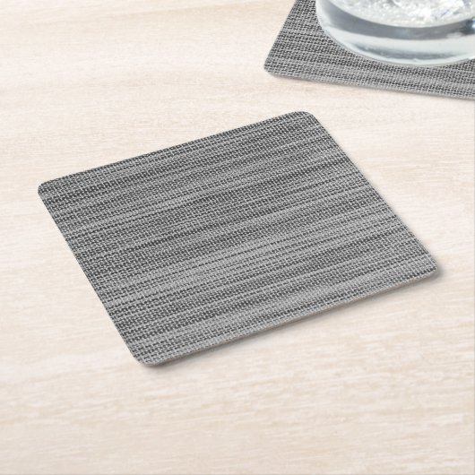 Imitats Grau Stoffpapier Untersetzer (angewinkelt)
