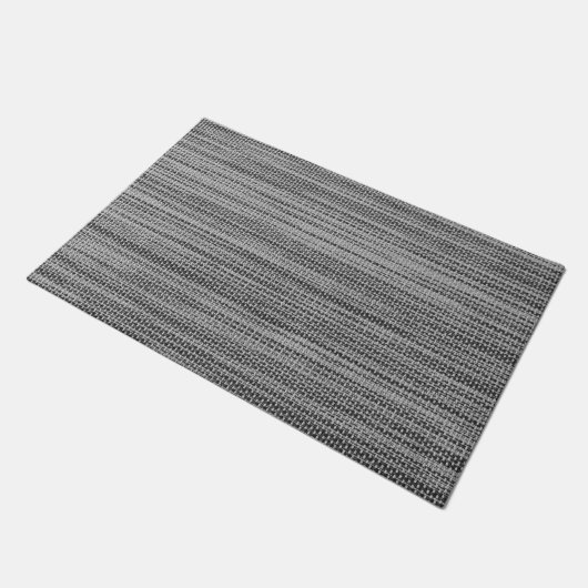 Imitats Graue Stoffmatte Fußmatte (Schrägansicht)