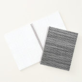 Imitats Gray Fabric Notebook Notizblock (Innenseite)