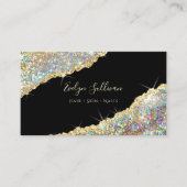Imitats Holographic Glitzer Business Card Visitenkarte (Vorderseite)