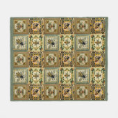 Imitats Honeybee Quilt Fleecedecke (Vorderseite (Horizontal))