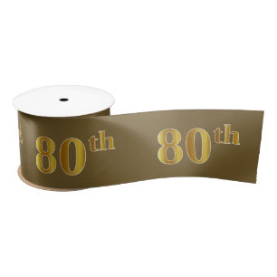 Imitats/Imitation Gold "80." Veranstaltungsnummer  Satinband