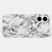 Imitats iPhone Case mit weißem Marmor (Rückseite (Horizontal))