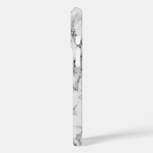 Imitats iPhone Case mit weißem Marmor (Rückseite / Links)