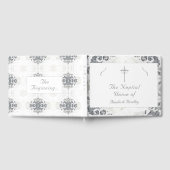 Imitats Lace Wedding Gästebuch (Voll)