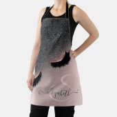 Imitats Lashes Schwarzer Glitzer Ombre Rose Gold Schürze (InSitu)