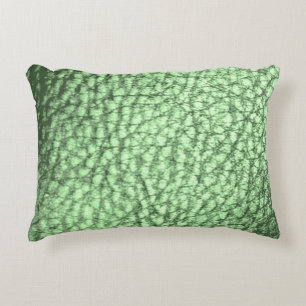 Imitats Leather Mermaid Green Dekokissen