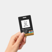 Imitats Lehrer im Mittelschulalter Lehrer Ausweis  (Handheld)