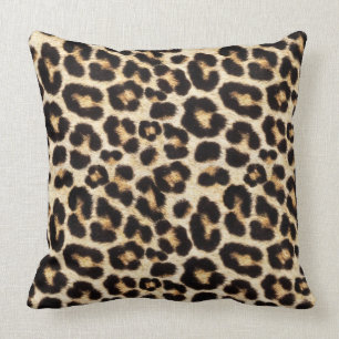 Imitats Leopard Fur   Fake Fur Kissen