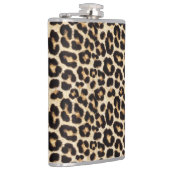 Imitats Leopard Fur | Fake Fur Realistisch Flachmann (Rechts)