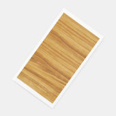 Imitats Light Wood Grain Guest Paper Napkin Serviette (Ecke)