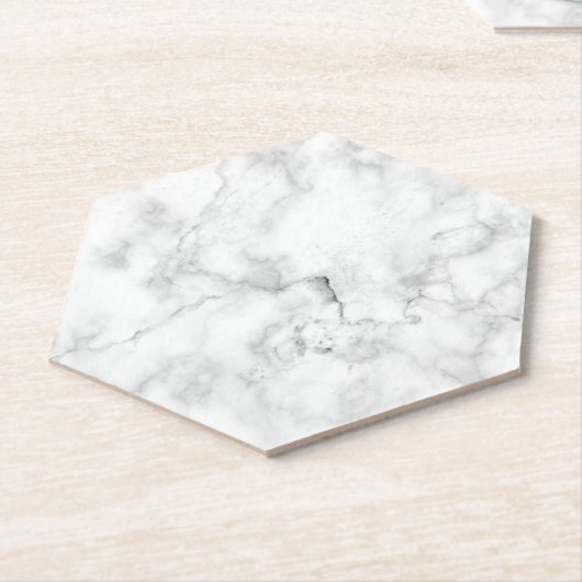 Imitats Marble Look Hexagon Untersetzer (angewinkelt)
