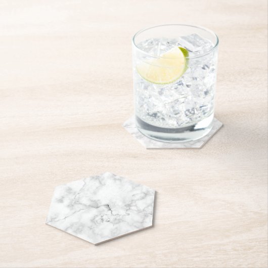 Imitats Marble Look Hexagon Untersetzer (Vor Ort)