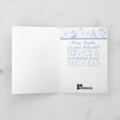 Imitats Marmorieren UNIVERSELLE Jubiläumskarte Karte (Innenseite)