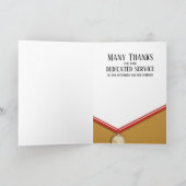 Imitats Medaillenangestellte Karte zum 15-jährigen (Innenseite)