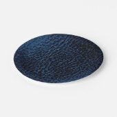 Imitats Mitternachtsblaue Teller- Pappteller (Schrägansicht)