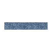 Imitats Navy Blue Glitzer Einladungsbanderole (Flach)