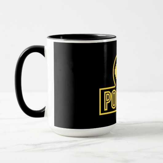 Imitats Neon Podcast Symbol Tasse (Links)